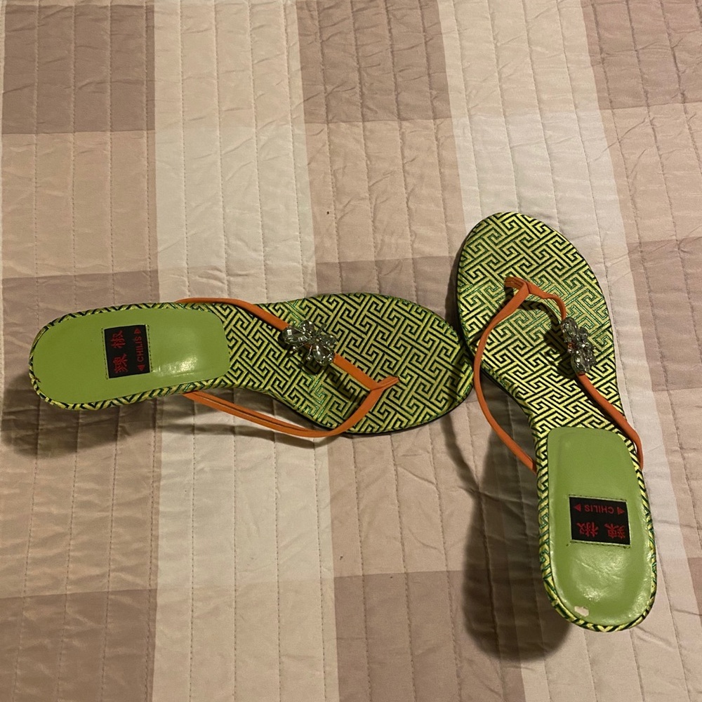 Dressy Sandals with small heel.